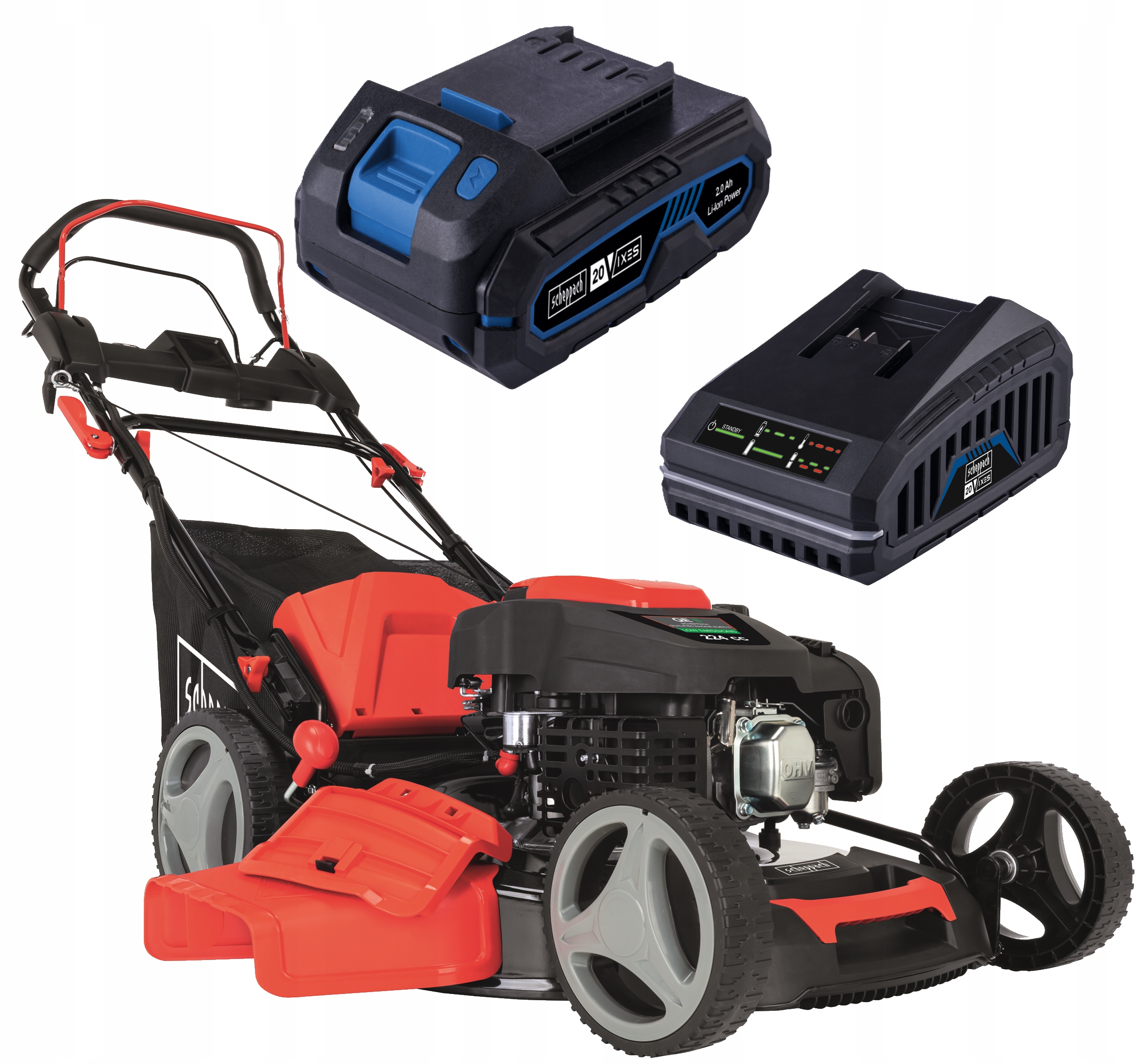 Benzínová kosačka na trávu so štartovacím pohonom 53 cm 6 HP 224 cm3 s košom + nože